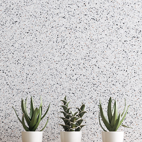 TERRAZZO Series Antico Bianco: Placas de Superficie Sólida 